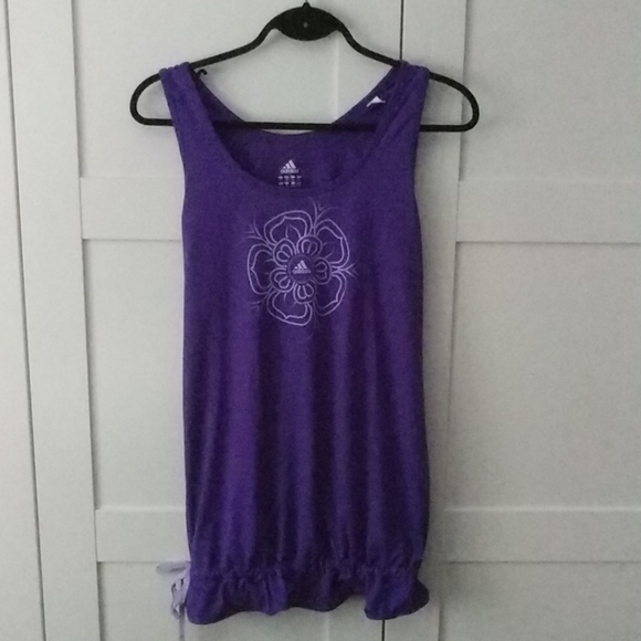 3/$25 Purple Yoga Adidas tank top